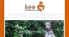 Desktop Screenshot of homesforunwantedgreyhounds.ie