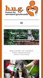 Mobile Screenshot of homesforunwantedgreyhounds.ie
